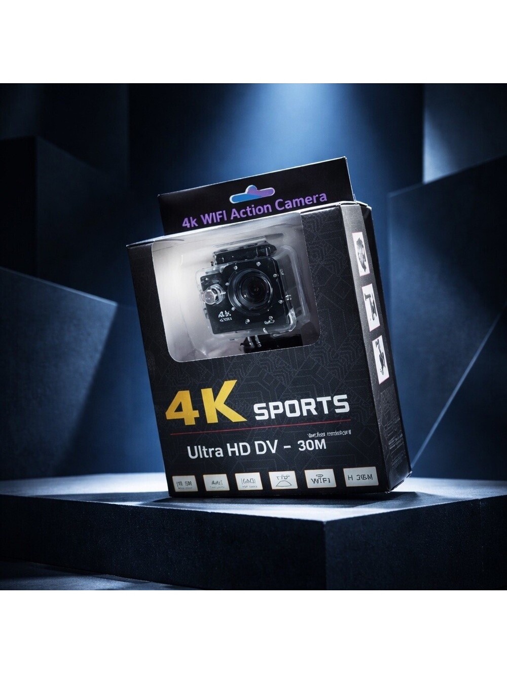 4K Sports Ultra HD DV Action Camera 16MP Wi-Fi Waterproof 2.0" LCD